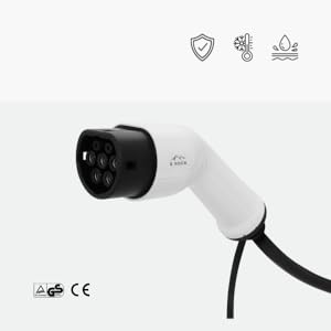 5 Meter 22kW Kabel Pengisian Mobil Listrik 380V Tipe 2 Ke Tipe 2 Kabel EV IEC62196-2 7