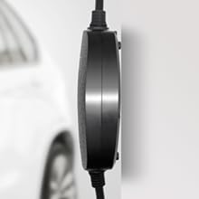 Portable 10A IEC 62196-2 Type 2 EV Charger 3.6KW UK Plug Dengan Kabel Pengisian 5m 3