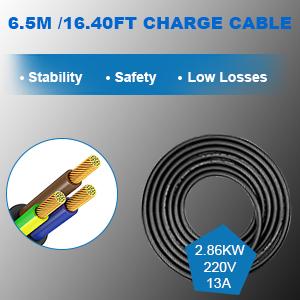10A UK 3 PIN Plug To Type 1/ Type 2 EV Charging Station Wallbox Portable Untuk EV / PHEV 8