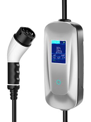 Mobil 16A 32A Single Phase EV Charger Type 2 Type 1 GBT EVSE Stasiun Pengisian 4