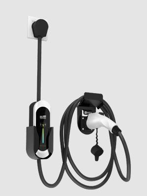 3.5kw 7kw Portable GB/T EV Charger Dengan CEE / Schuko / PSB-16 Plug 8A - 32A Disesuaikan 2