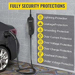 3.3KW 16A Portable EV Charger Tipe 2 IEC 62196 Tipe 1 SAE J1772 GBT EV Charger 4