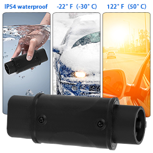 Adaptor EVSE Tipe 2 ke Tipe 1 IEC 62196 ke SAE J1772 Adaptor pengisi daya mobil listrik 7