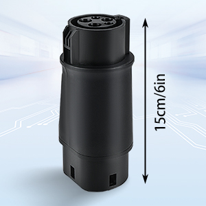 Adaptor pengisian EV tipe 1 sampai tipe 2 SAE J1772 hingga IEC62196 32A 250V 8KW 2