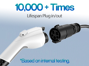 Plug pengisi daya mobil EV SAE J1772 Konektor tipe 1 16A 3.5KW 32A 7KW untuk stasiun pengisian kendaraan listrik EVSE Wallbox 5