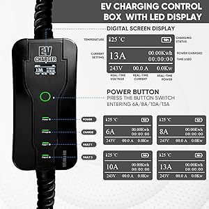 AC 48Amp Tesla Charger Extension Cord 20ft EV Charging Accessory CE TUV UL Disetujui 2