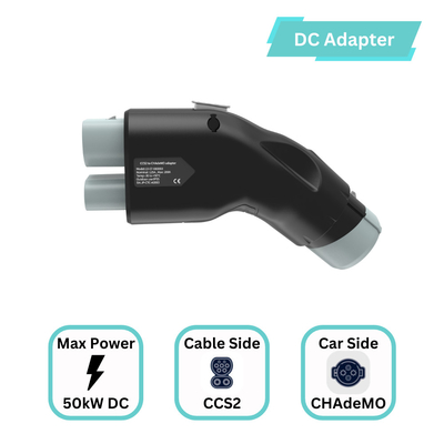 250A CCS2 Untuk CHAdeMO Adapter DC Cepat EV Charging Adapter Combo 2 Untuk CHAdeMO EVSE Adapter Untuk Nissan Leaf Pemilik