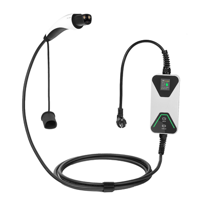 Tesla 16A 32A EV Portable Charger Bluetooth Keamanan Maksimum Dengan Pelindung Berbagai