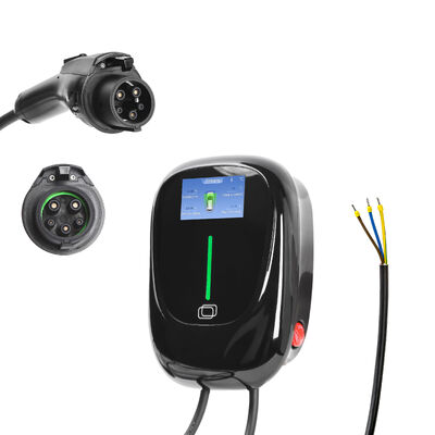 Ev Type 2 Home Charger 32A 7KW Dengan APP Mendukung Bluetooth Dan Koneksi WiFi Standar Untuk Stasiun Pengisian Ev Socket Standar IEC 62196-2